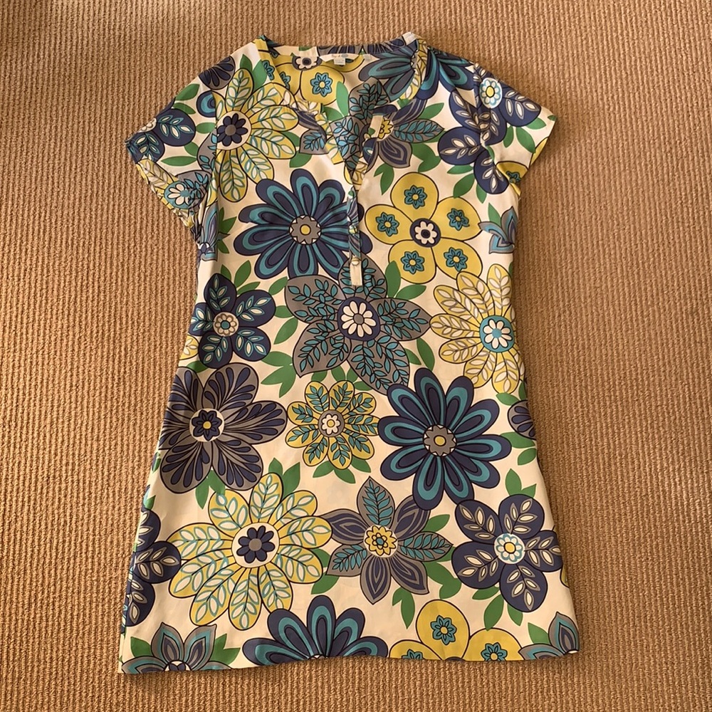 Boden silk mod floral tunic